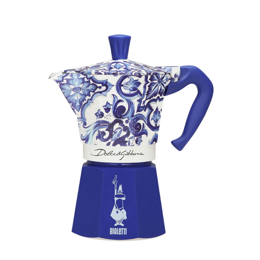 Bialetti Moka Express Dolce Gabbana Akdeniz Mavisi