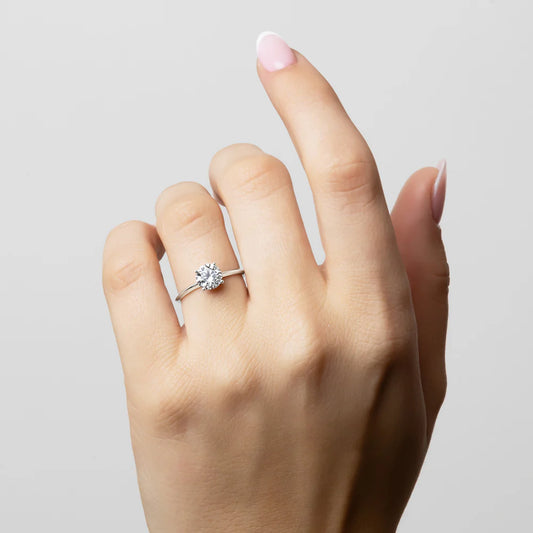 Hermias Signature 18K Altın Tektaş Pırlanta